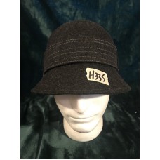 Scala Collezione Mujers Bucket Hat Buckle Cap Grey  eb-52337852